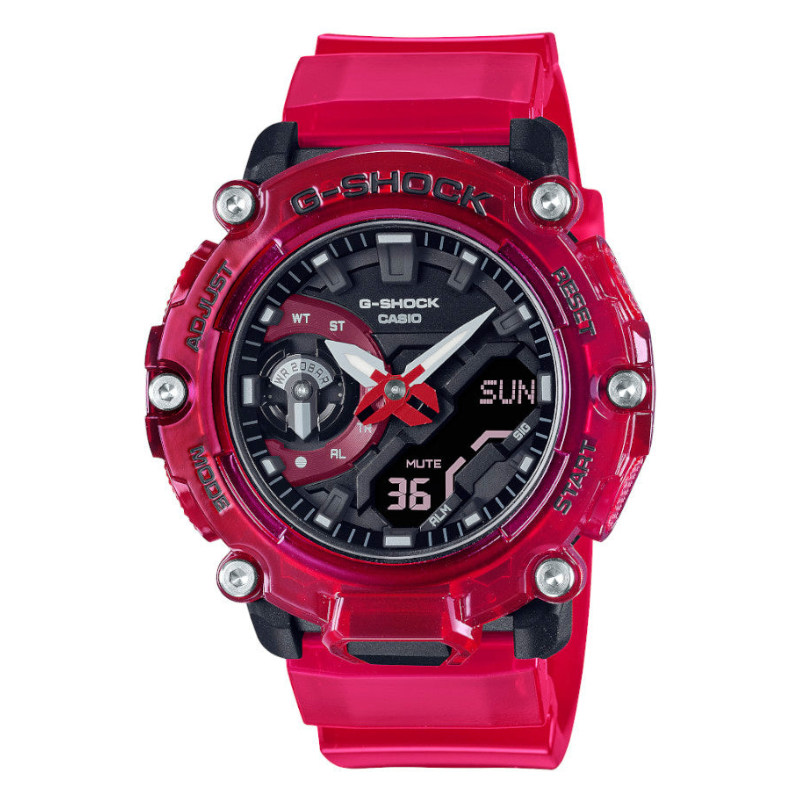 RELOJ CASIO G-SHOCK GA-2200SKL-4ADR- ROJO