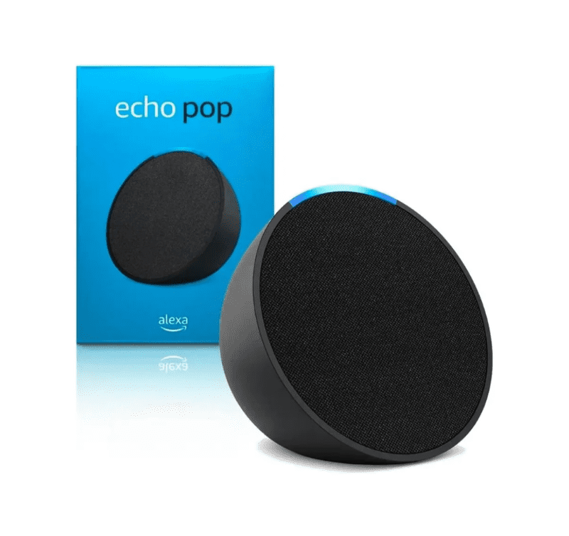 Echo Pop Amazon Parlante Inteligente Sonido Definido Y Alexa 2023 Negro