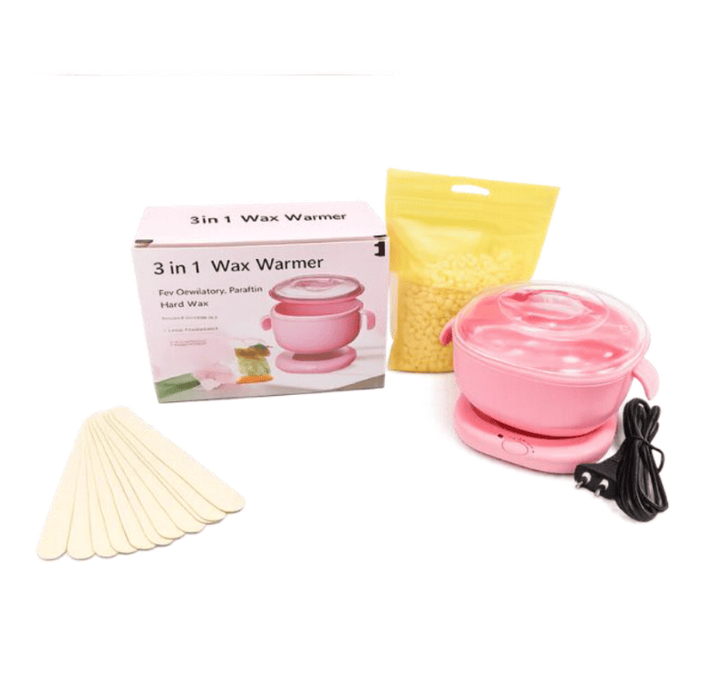WAX-3 Olla en Silicona Térmica para Derretir Cera + Cera + Paletas