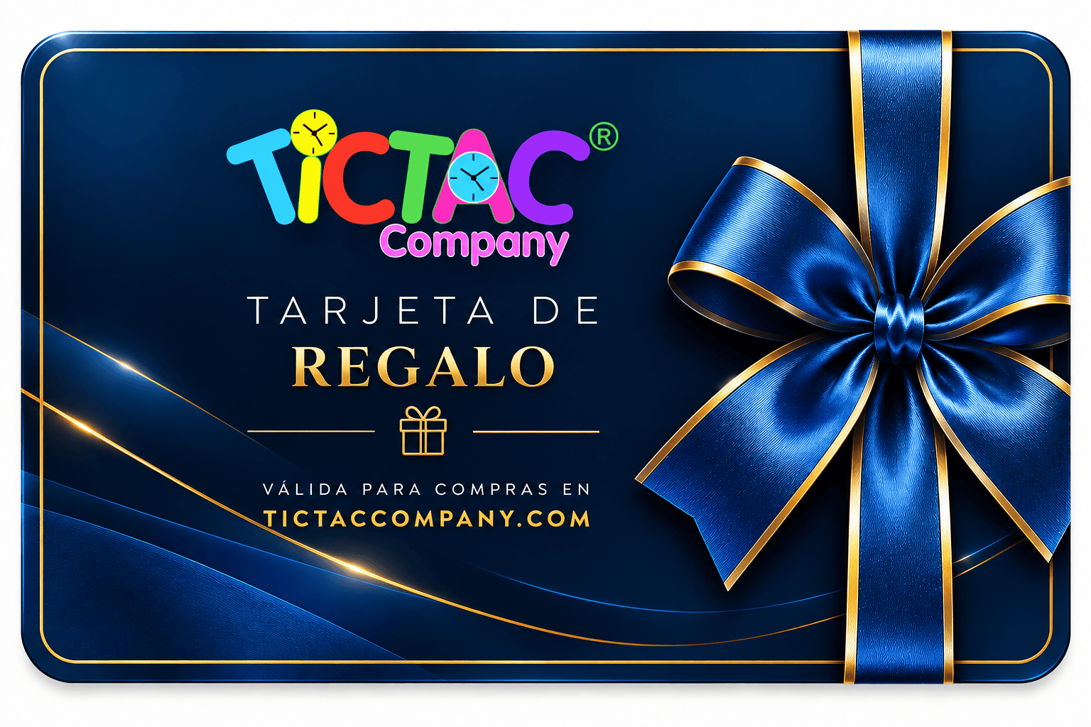 Tarjeta de regalo Tictac Company de $200.000 COP